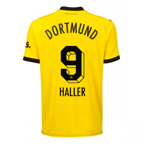 Moški Nogometni dresi Borussia Dortmund Sebastien Haller #9 Domači 2023-24 Kratek Rokav